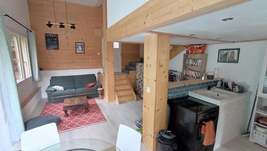 Kuchyň nebo kuchyňský kout v ubytování l'Annexe