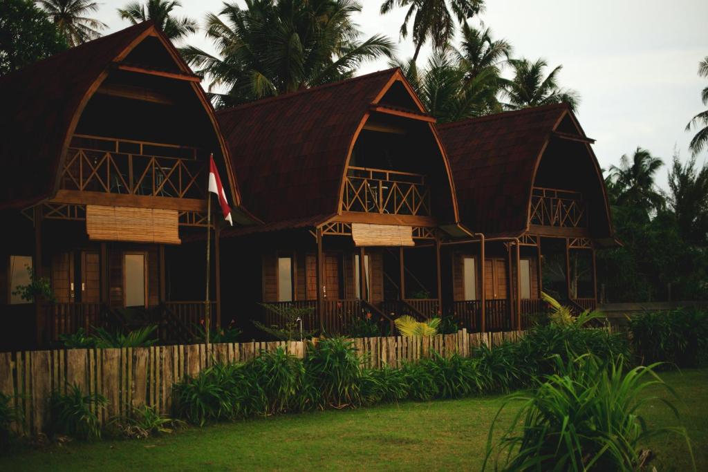 Zahrada ubytování Momos Surf Shack