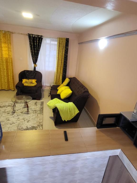 Posezení v ubytování G&G Executive Homes Pipeline Nakuru