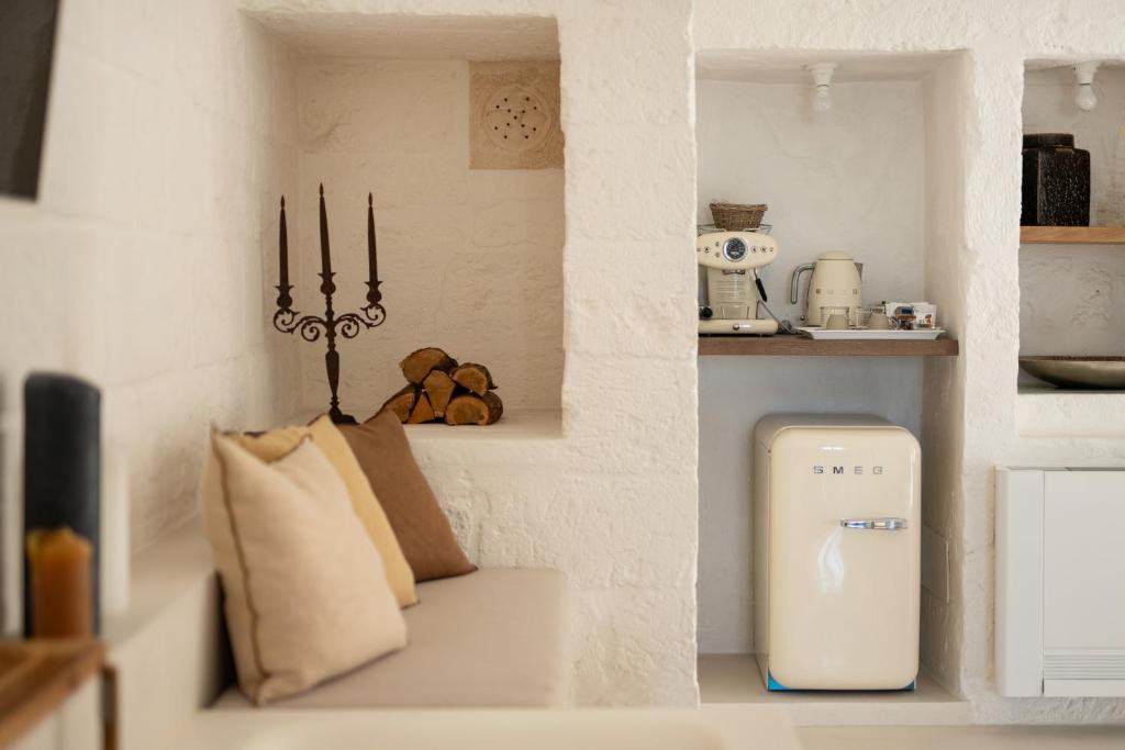 Kuchyň nebo kuchyňský kout v ubytování AL PALAZZO La Dimora by Apulia Hospitality