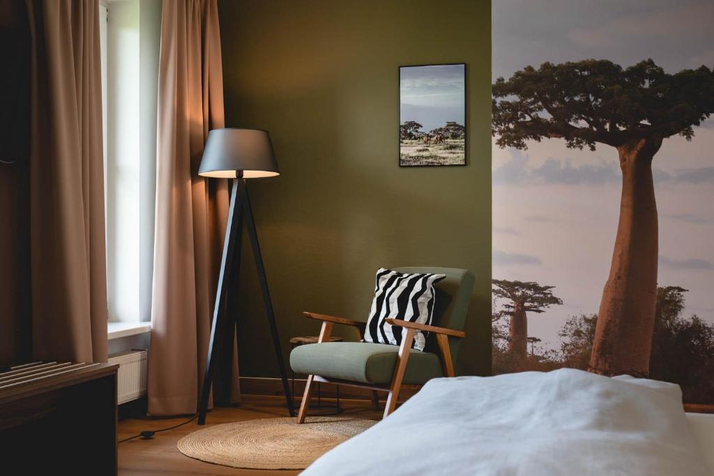 Postel nebo postele na pokoji v ubytování Sunderland Hotel