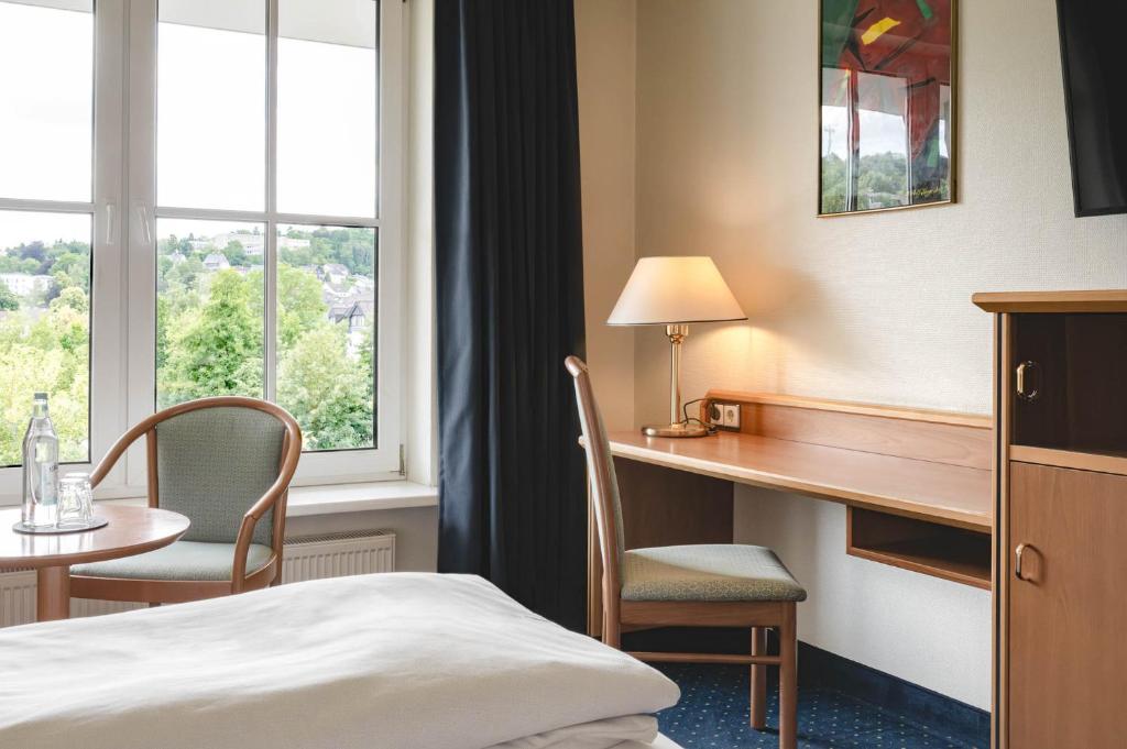 Postel nebo postele na pokoji v ubytování Sunderland Hotel