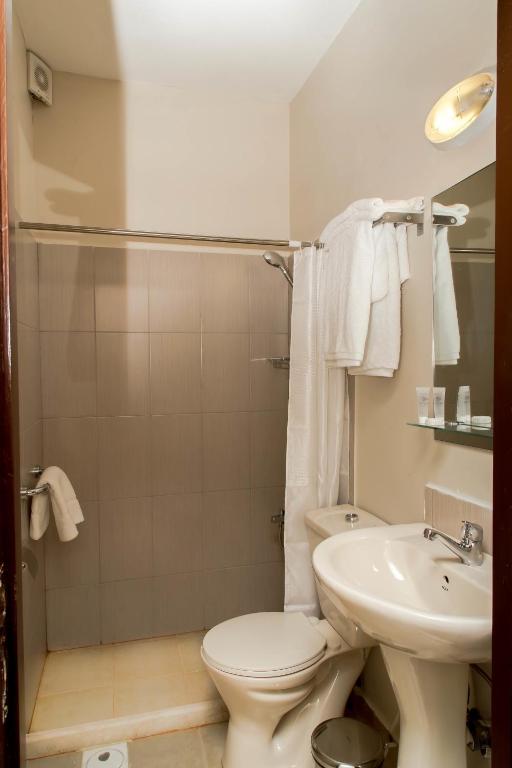 Koupelna v ubytování Antika Amman Hotel