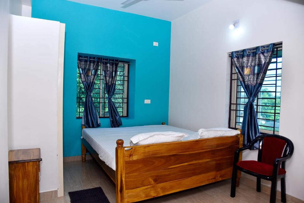 Postel nebo postele na pokoji v ubytování Atitheya Retreat
