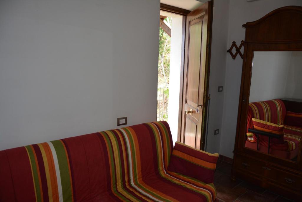 Posezení v ubytování B&B La Casa Rossa