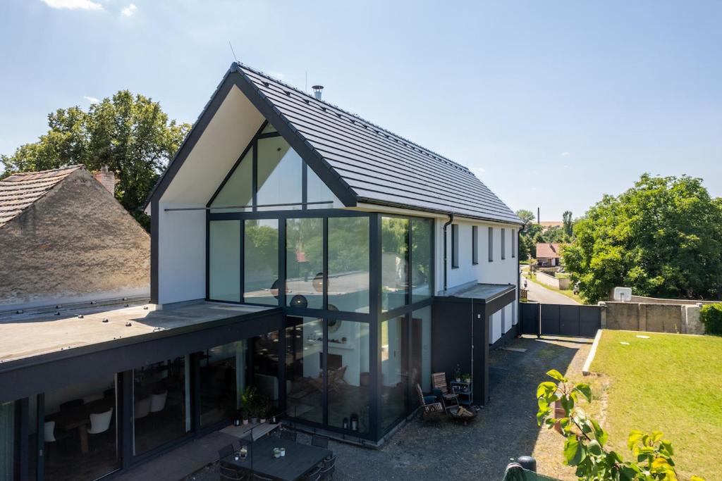 Zahrada ubytování Glass House