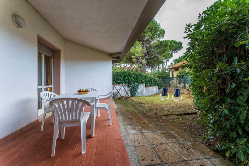 Zahrada ubytování Giannella Beach Residence Apartment