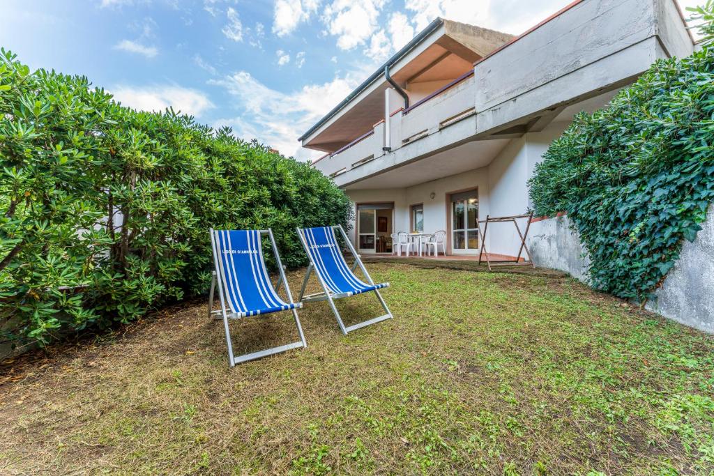 Zahrada ubytování Giannella Beach Residence Apartment