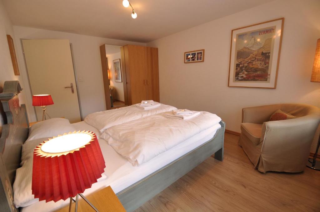 Postel nebo postele na pokoji v ubytování Haus Armina - Apartment Edward