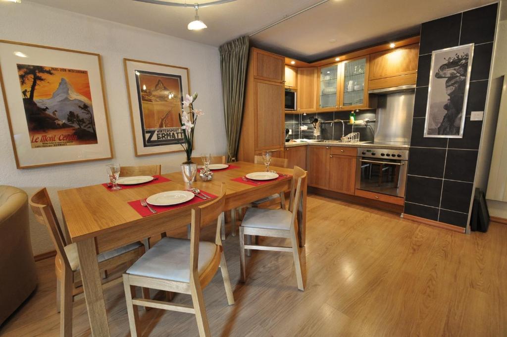 Kuchyň nebo kuchyňský kout v ubytování Haus Armina - Apartment Edward