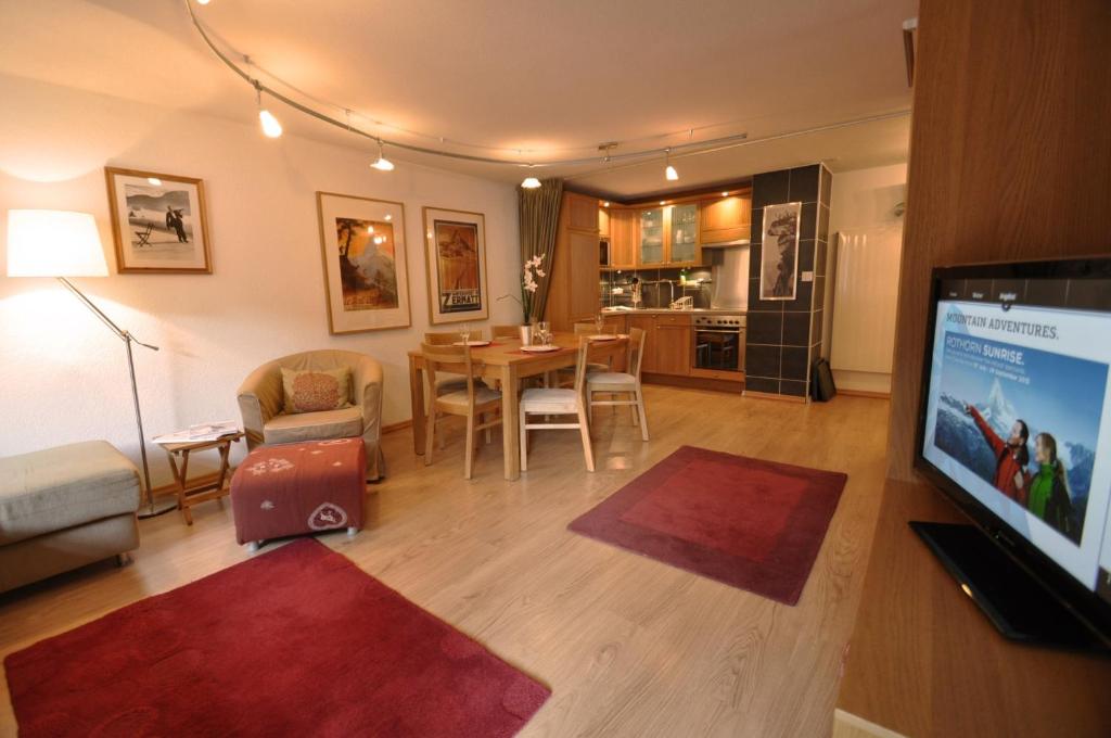 TV a/nebo společenská místnost v ubytování Haus Armina - Apartment Edward