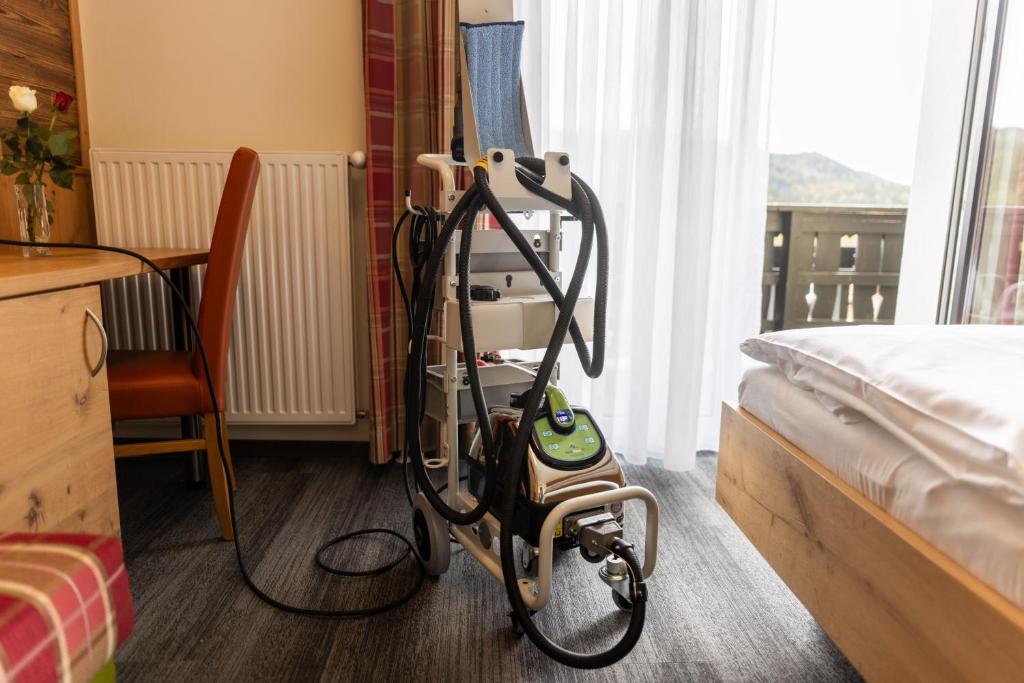 Postel nebo postele na pokoji v ubytování Gasthof zum Sessellift