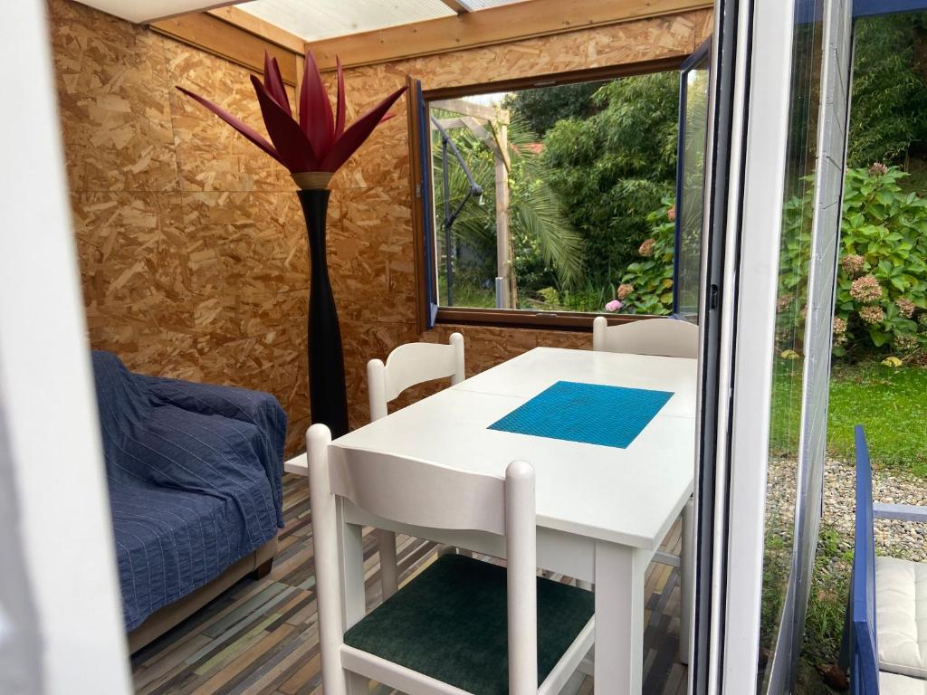 Vonkajšia záhrada v ubytovaní Studio indépendant au calme à Biarritz