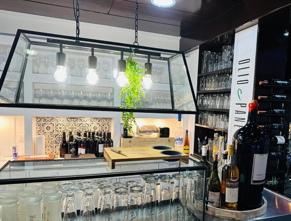 Nápoje v ubytování Hotel & Restaurant Olio é Pane ENZKLÖSTERLE