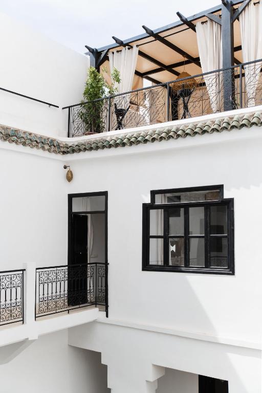 Balkón nebo terasa v ubytování Riad 27 & SPA entièrement privatisé