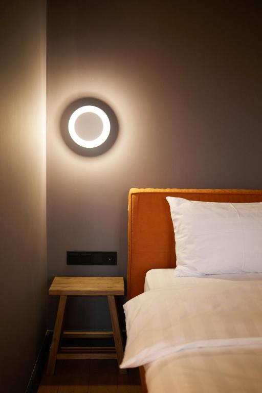 Postel nebo postele na pokoji v ubytování BARBAR APART HOTEL