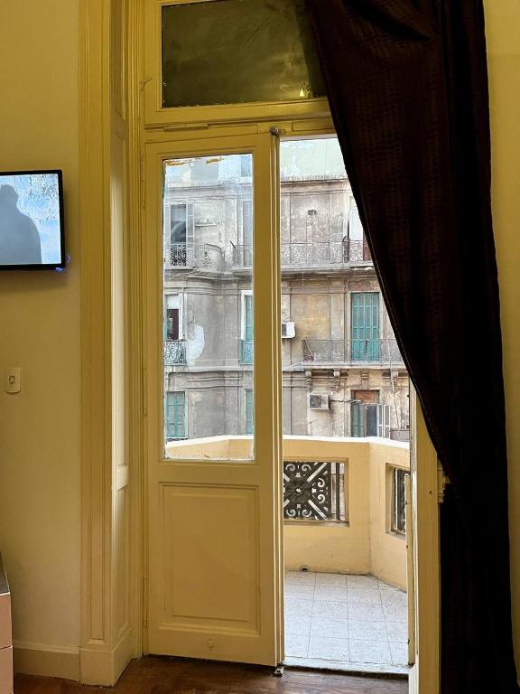 TV a/nebo společenská místnost v ubytování Philo Hotel