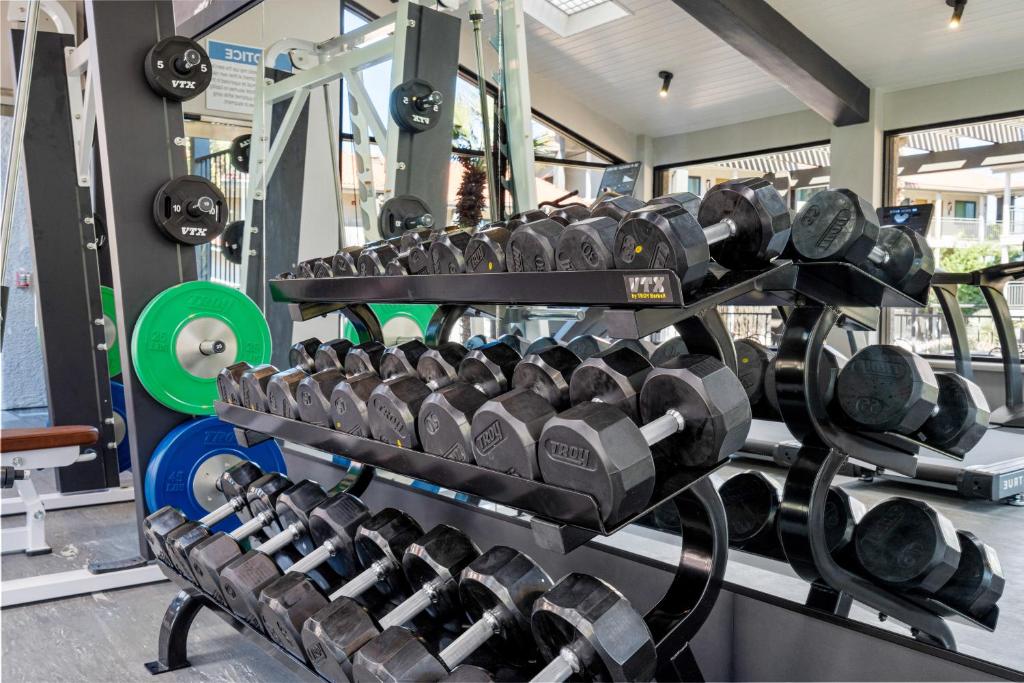Fitness centrum a/nebo fitness zařízení v ubytování 3 Palms Tucson North Foothills