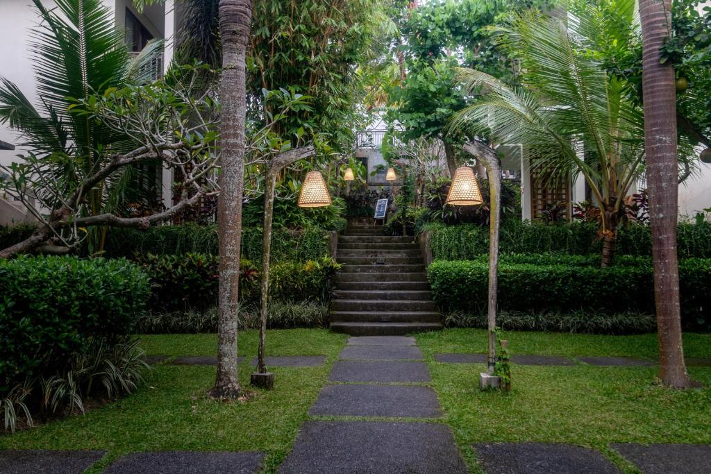 Zahrada ubytování Pertiwi Bisma Ubud