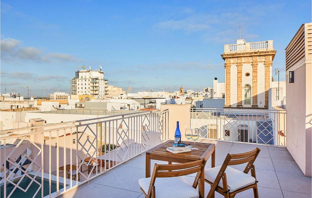 Μπαλκόνι ή βεράντα στο Cozy Apartment In Cádiz With Wifi