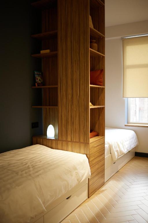 Postel nebo postele na pokoji v ubytování BARBAR APART HOTEL