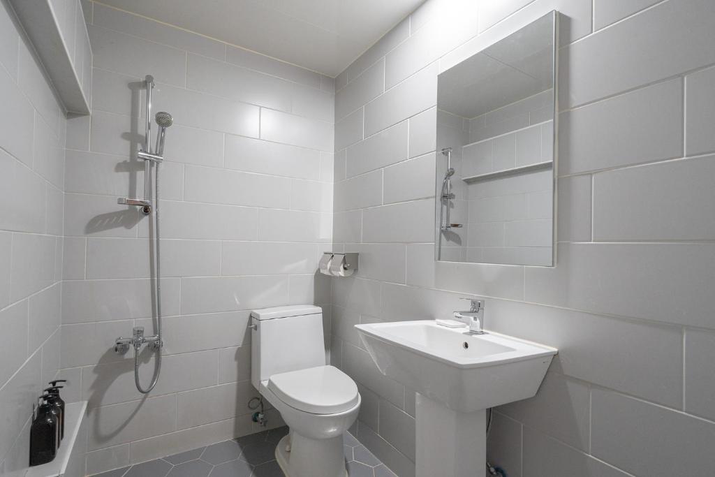 Koupelna v ubytování Uiwang Nine Hotel