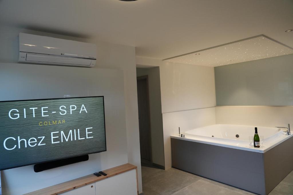 Fotografie z fotogalerie ubytování Gite Spa L'Atelier Emile - Spa Privatif - 5 min COLMAR v destinaci Sainte-Croix-en-Plaine