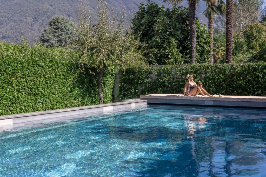 Bazén v ubytování Ascona Lodge, Pool & Garden Retreat nebo v jeho okolí