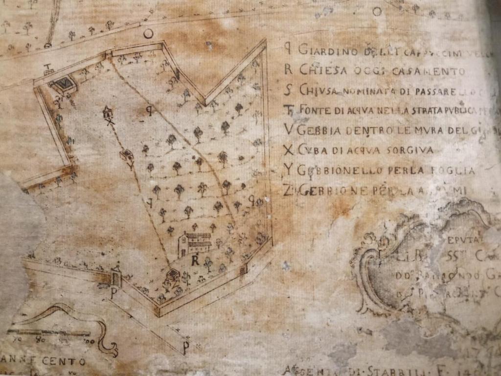 Plán poschodí v ubytovaní La Villa di Minerva