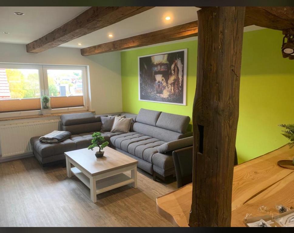 Posezení v ubytování Ferienwohnung Am Graben