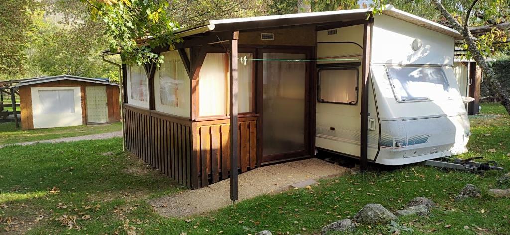 Zahrada ubytování Camping Chon du Tarn
