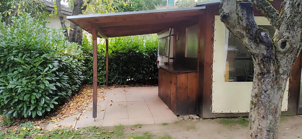 Zahrada ubytování Camping Chon du Tarn