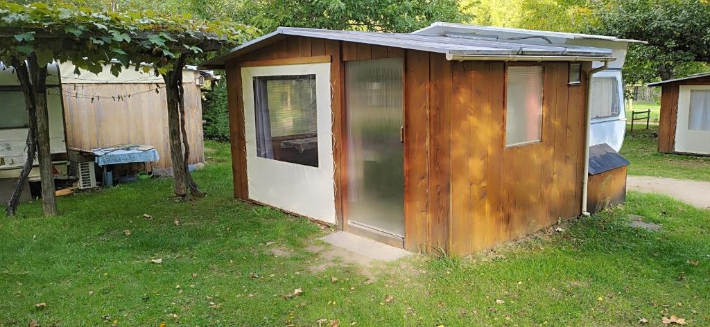 Zahrada ubytování Camping Chon du Tarn