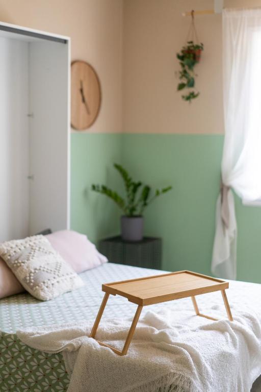 Postel nebo postele na pokoji v ubytování Amagi Home