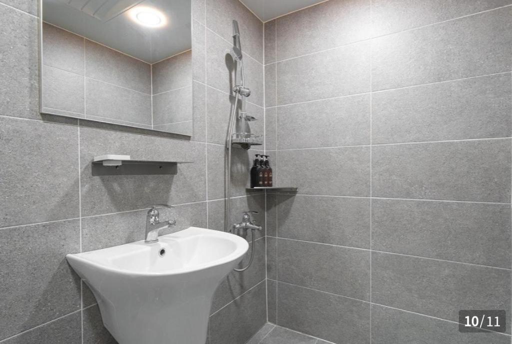 Koupelna v ubytování Ggumgguda Hotel