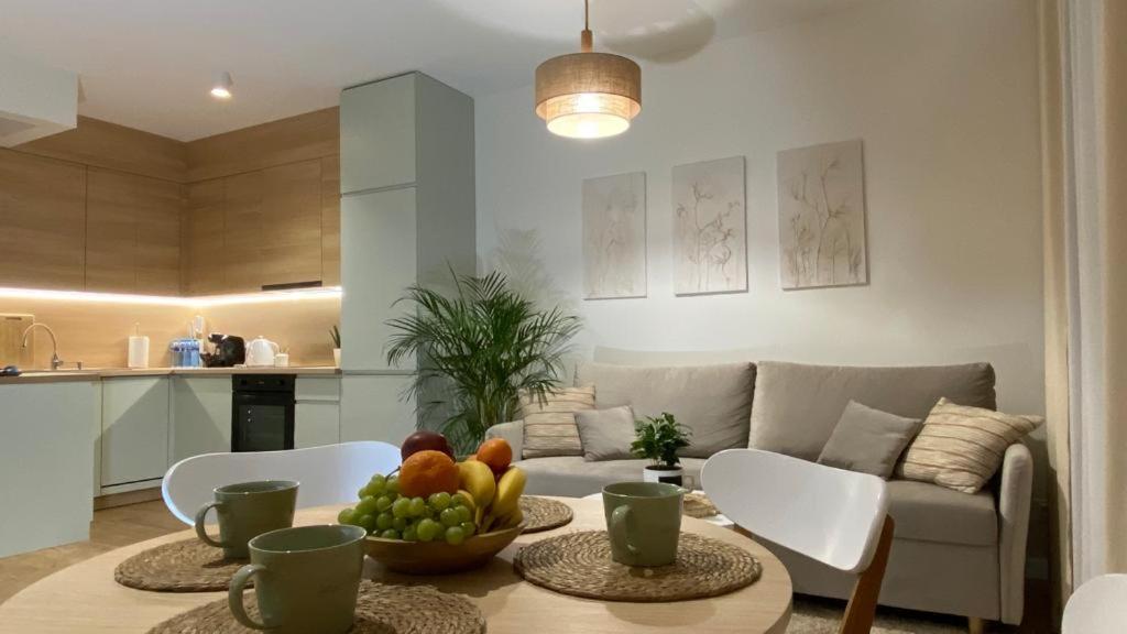 Η κουζίνα ή μικρή κουζίνα στο Green Park Apartament