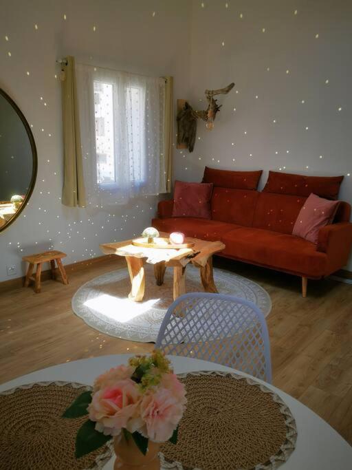 Posezení v ubytování CASA ROSA, Un petit Cocon Catalan