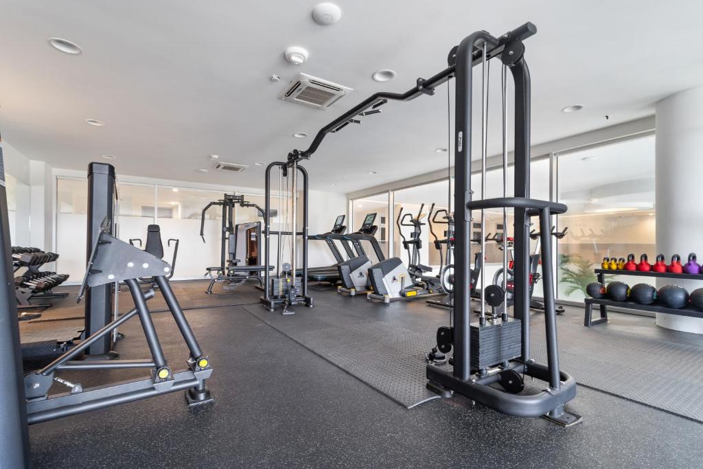 Fitness centrum a/nebo fitness zařízení v ubytování O Condominium Beachfront Residences, by Bocobay Aruba