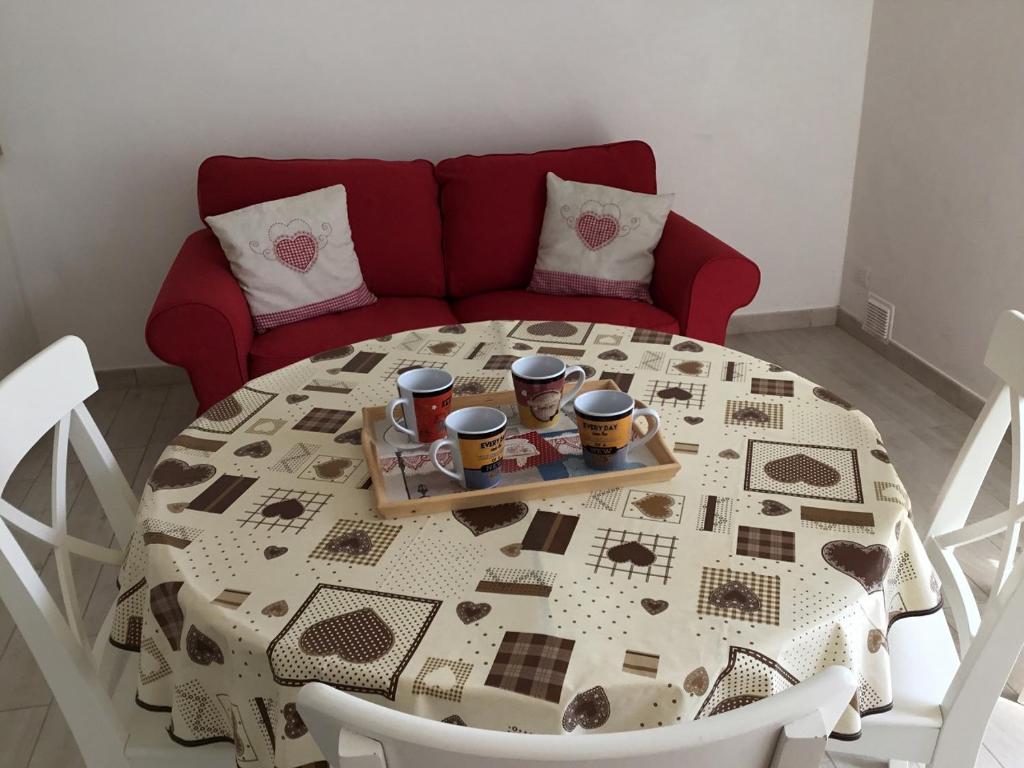 A seating area at Bio Forester