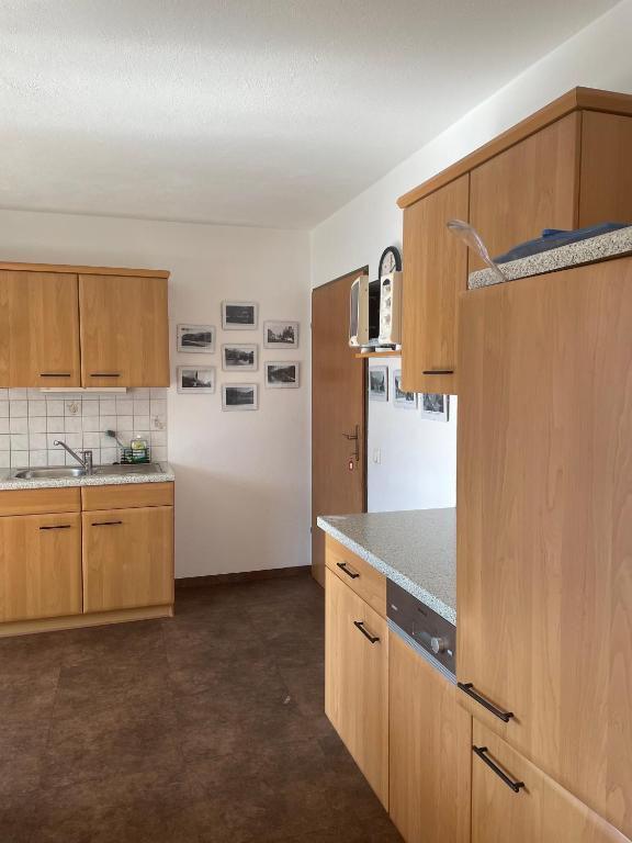 Kuchyň nebo kuchyňský kout v ubytování Ferienwohnung Jeller