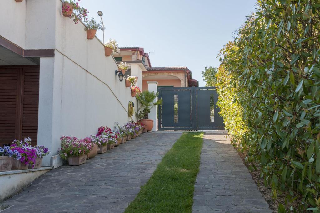 Zahrada ubytování B&B Le Fresie