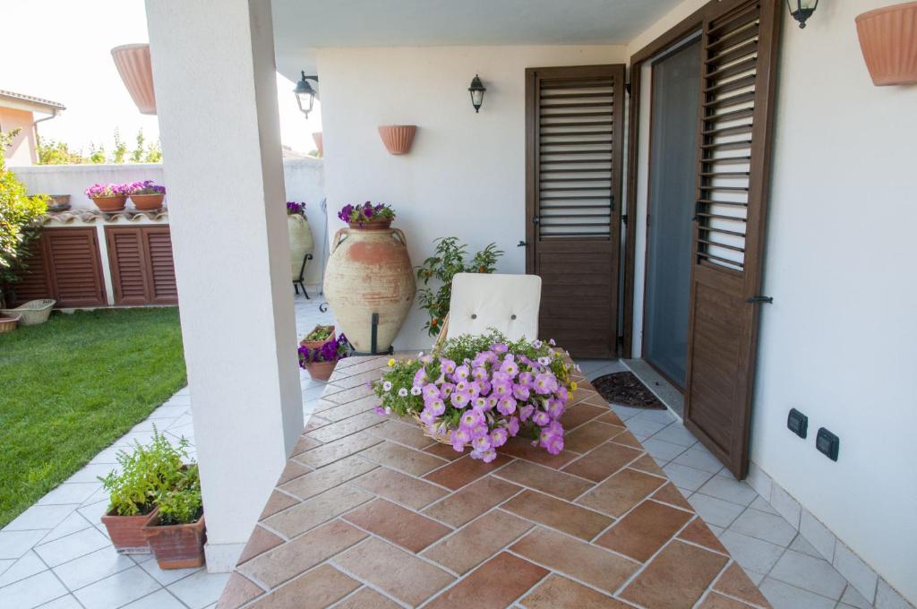 Zahrada ubytování B&B Le Fresie