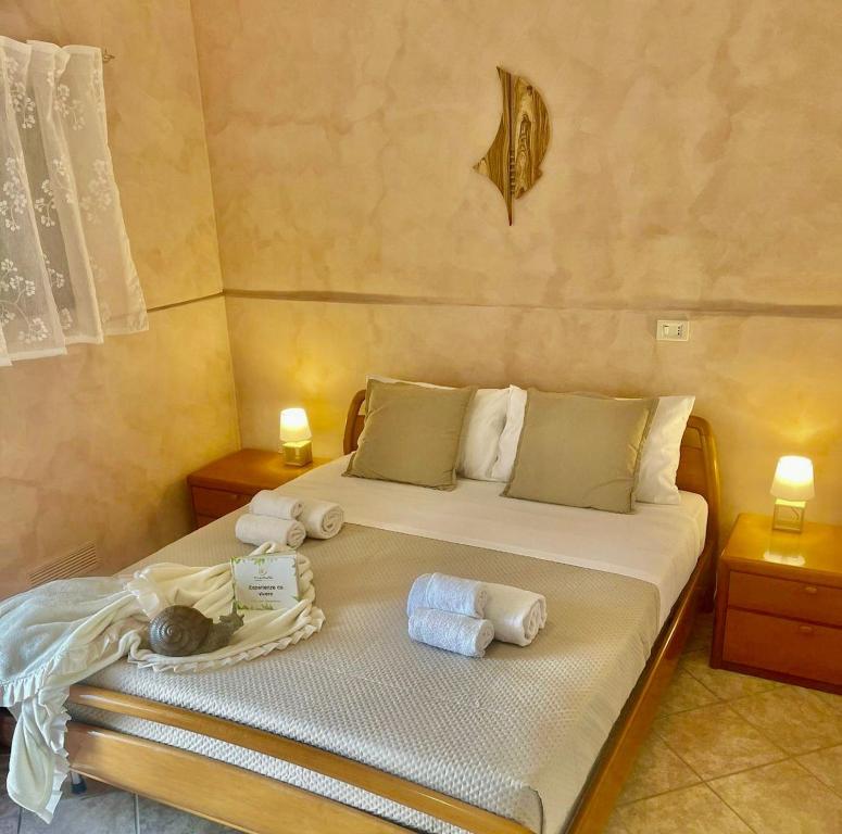 Postel nebo postele na pokoji v ubytování Agri Resort Masusa