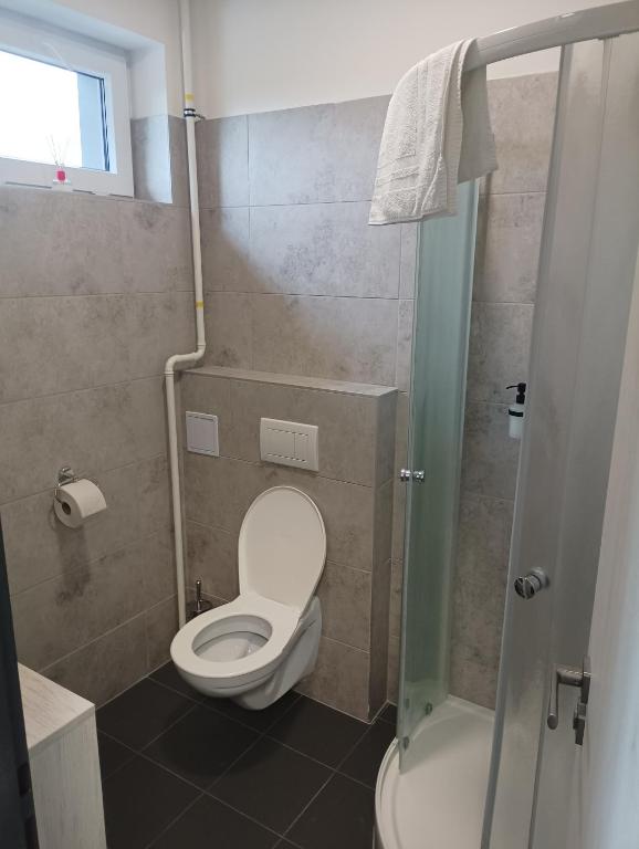 Koupelna v ubytování Apartmány u golfu