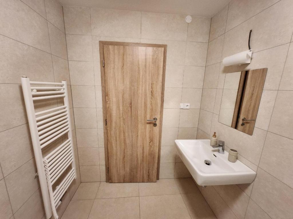 Koupelna v ubytování Apartmány Svitavy