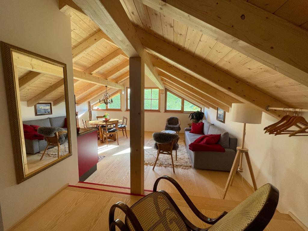 Posezení v ubytování Landlust Ischl