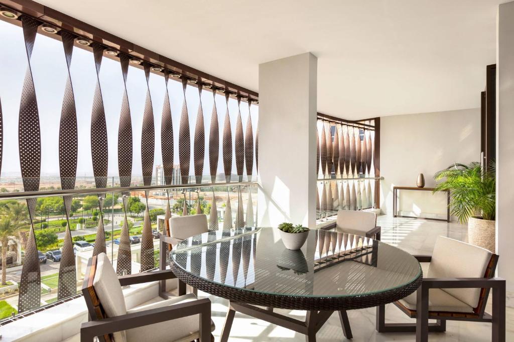 Posezení v ubytování JW Marriott Hotel Muscat