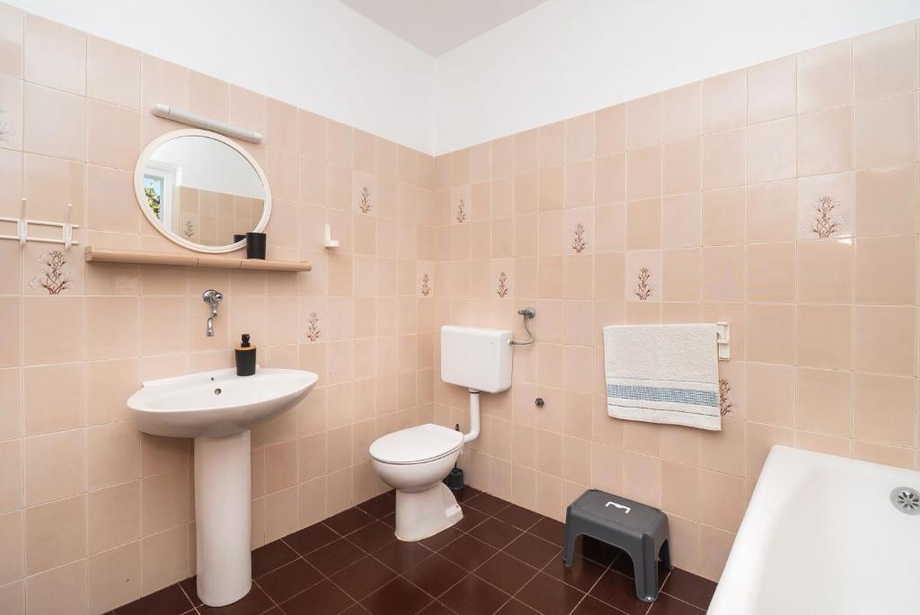 Koupelna v ubytování Apartment Neda