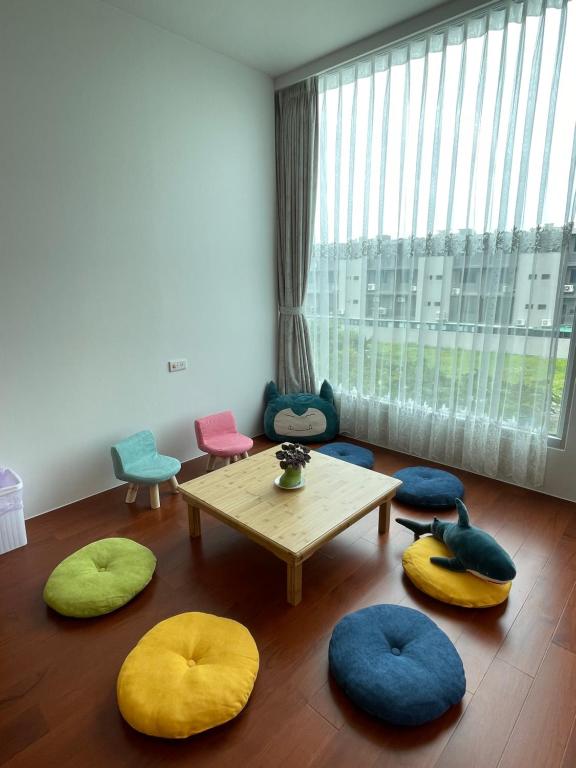 Posezení v ubytování Luodong warm house