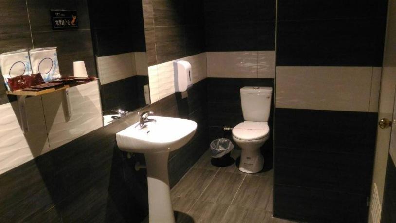 Koupelna v ubytování Roppongi Motel